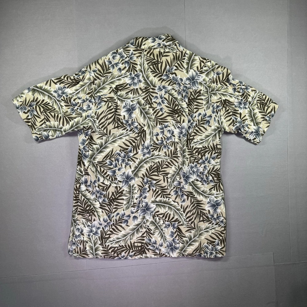 Consensus‎ Hawaiian Shirt Men M Floral Short Sleeve Rayon Aloha Surf Tiki Beach - Picture 3 of 10